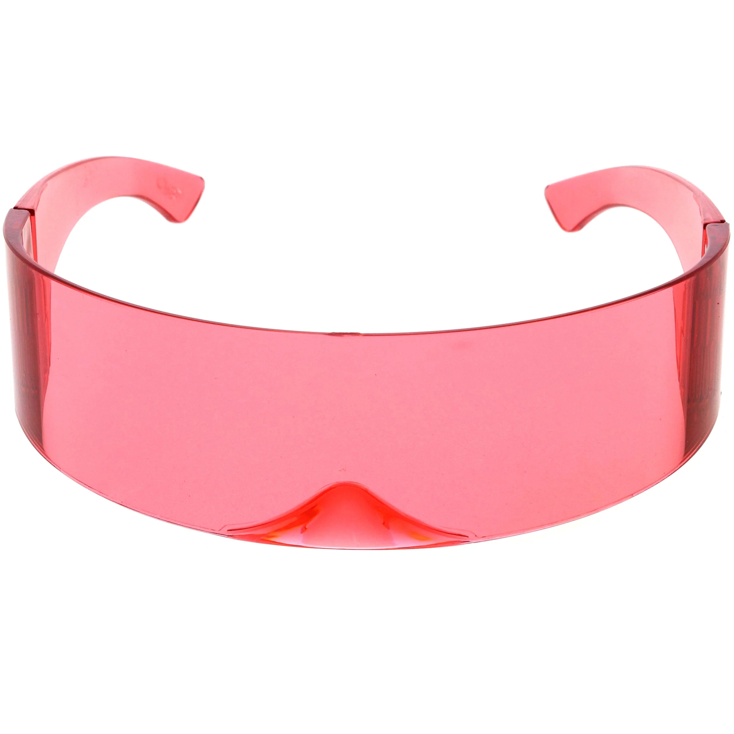zeroUV Futuristic Retro Mirror Wrap Around Shield Sunglasses 8762 - Image 25