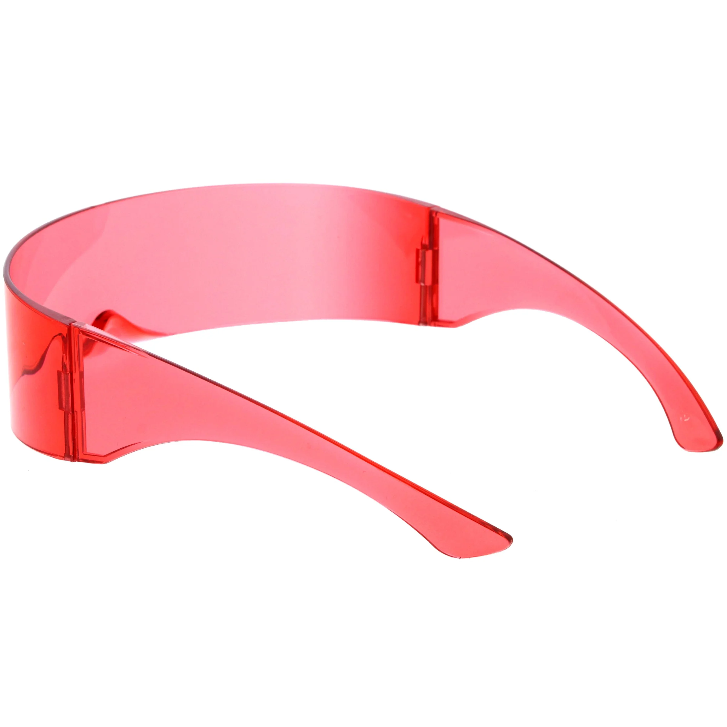 zeroUV Futuristic Retro Mirror Wrap Around Shield Sunglasses 8762 - Image 28