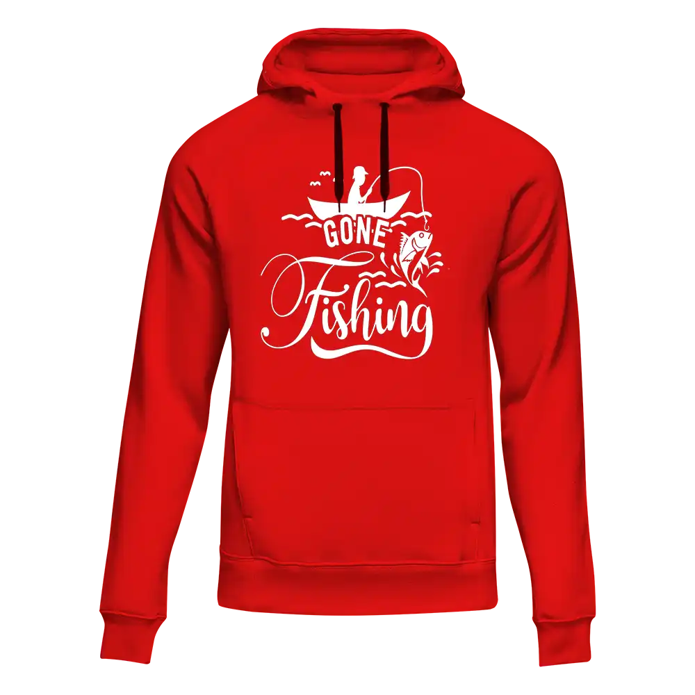 Outdoorzees Gone Fishing Unisex Hoodie - Image 4