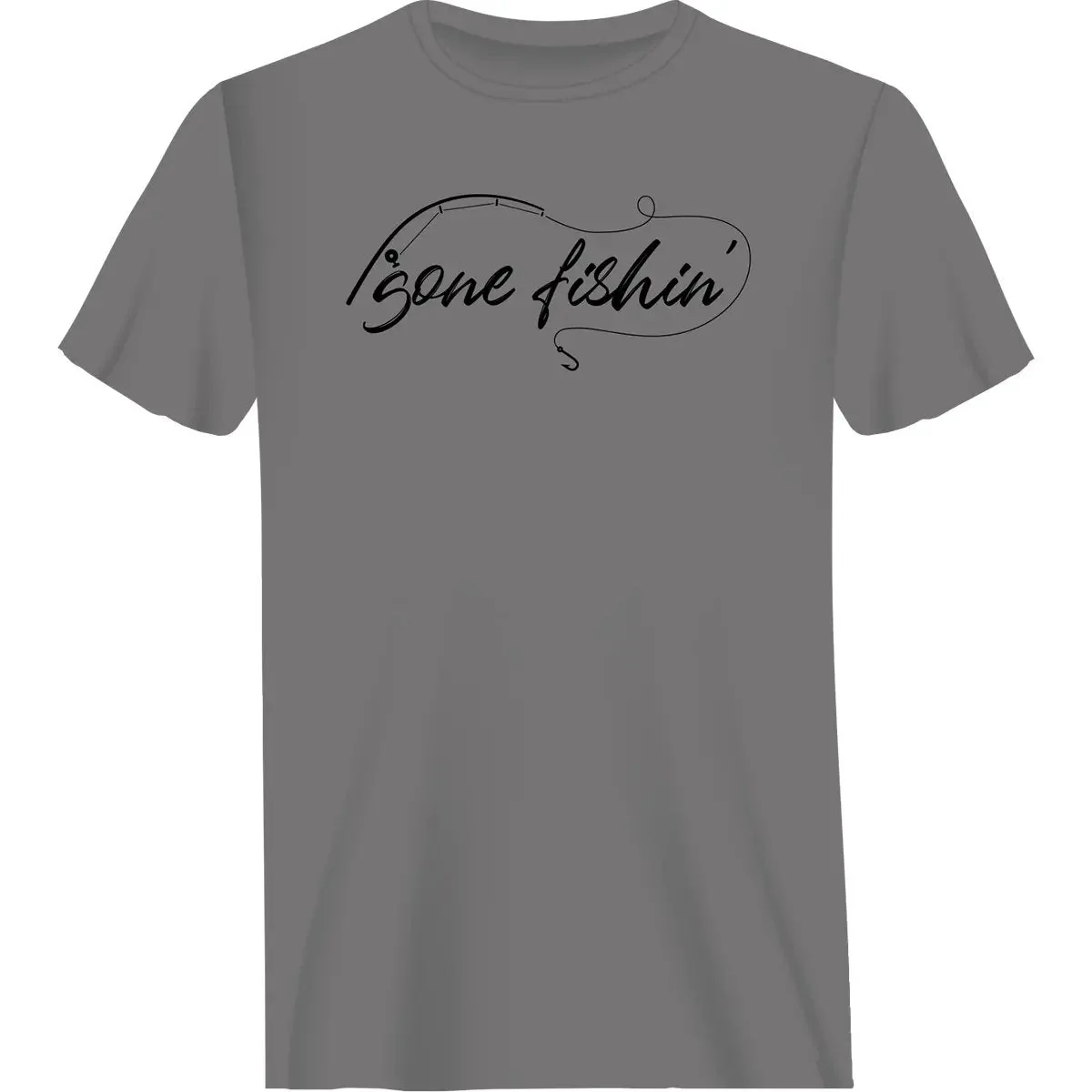 Outdoorzees Gone Fishing v2 Man T-Shirt - Image 2