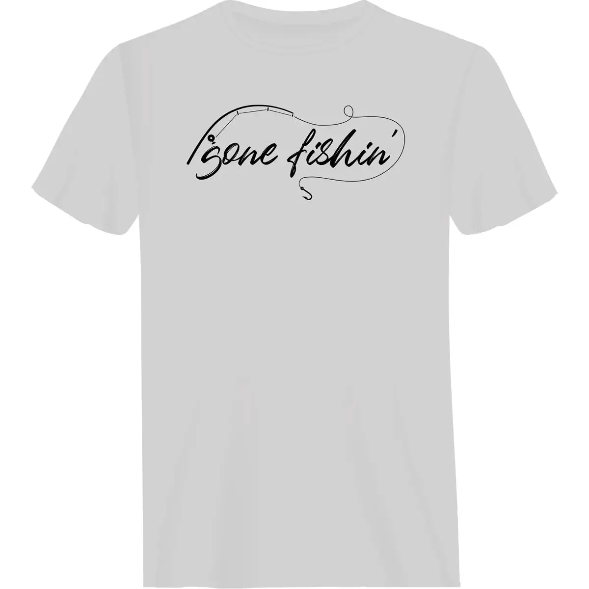 Outdoorzees Gone Fishing v2 Man T-Shirt - Image 3