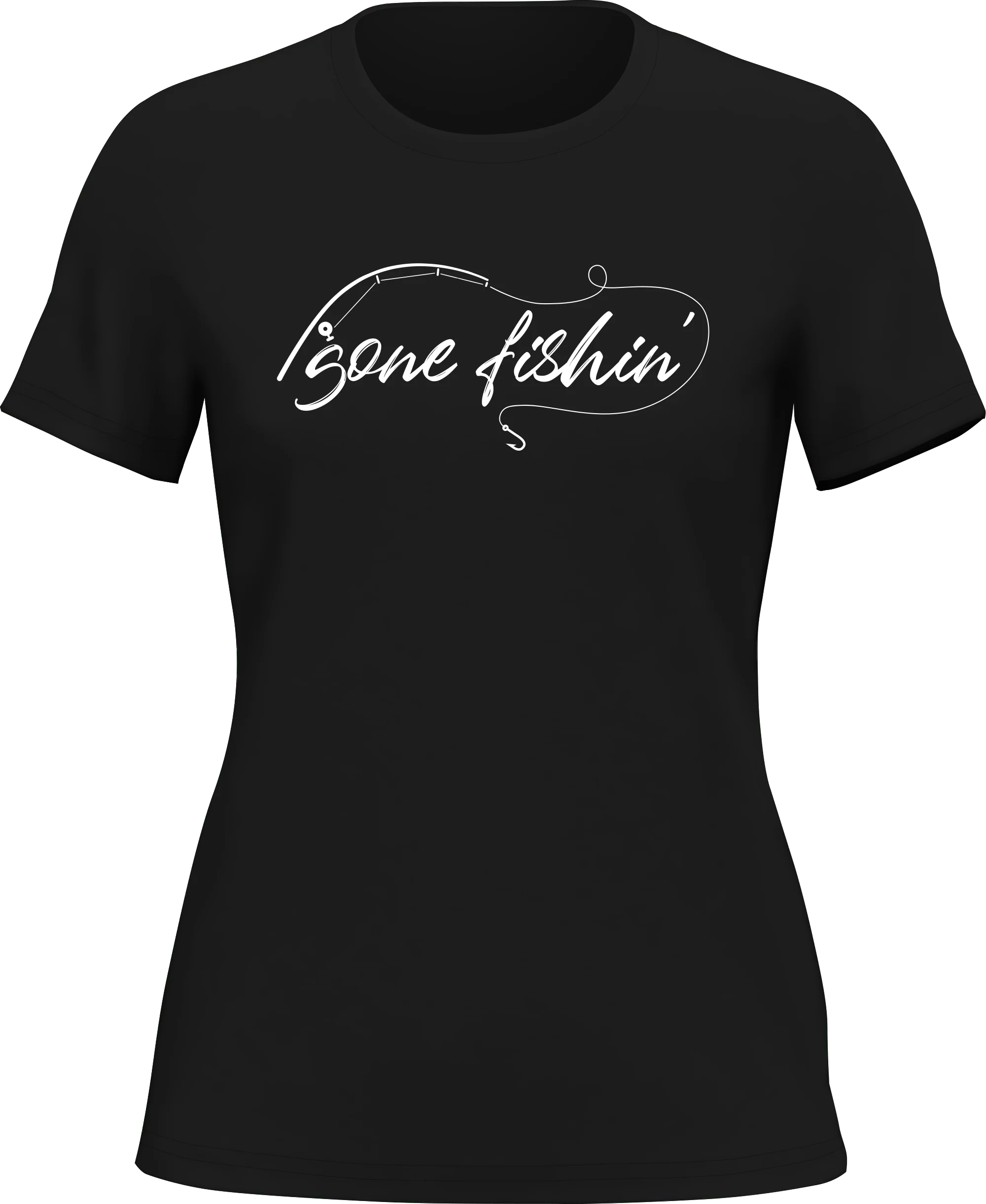 Outdoorzees Gone Fishing v2 T-Shirt for Women