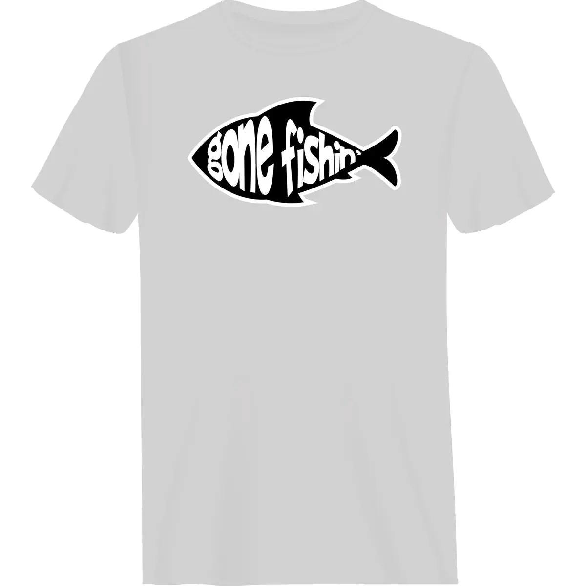 Outdoorzees Gone Fishing v3 Man T-Shirt - Image 3