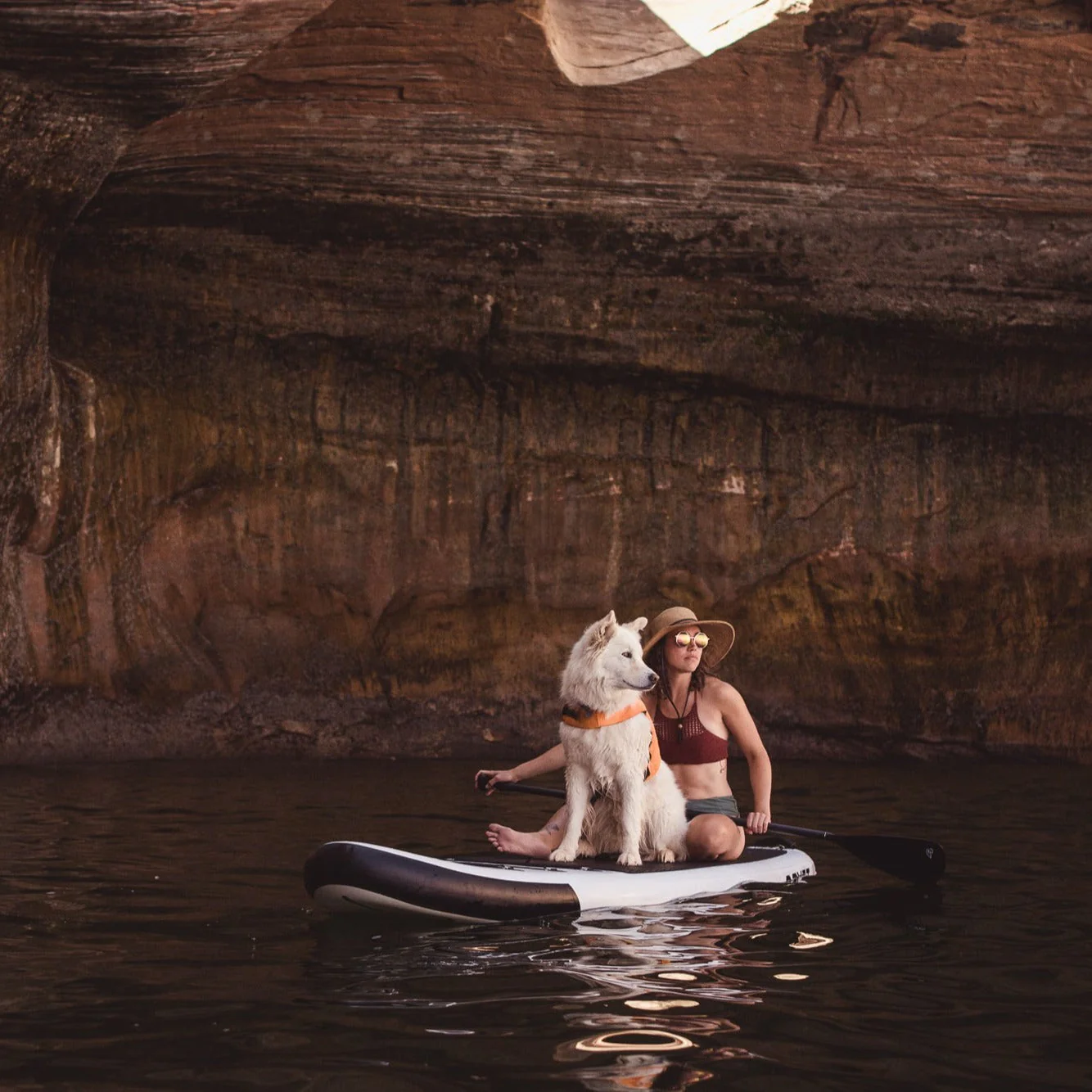 SolVida GrandSol Canyon Pack: 11' 4'' Inflatable Paddle Board + Paddle, Pump, Detachable Fin, & Carrying Case - Image 3