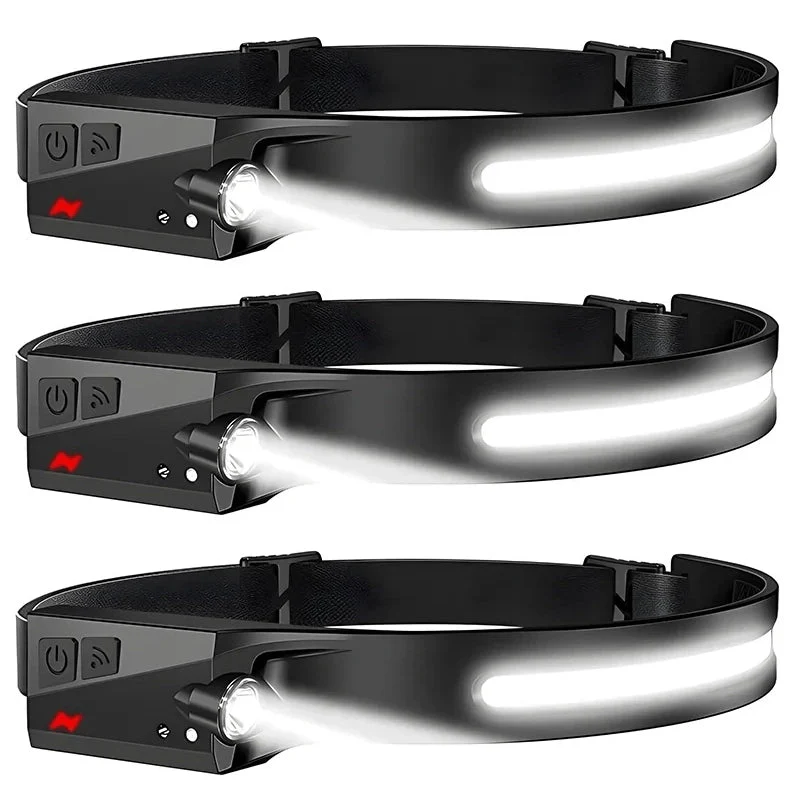 MUCITUP Headlamp USB Rechargeable LED Waterproof, Motion Sensor Camping/Hiking Light - Image 13
