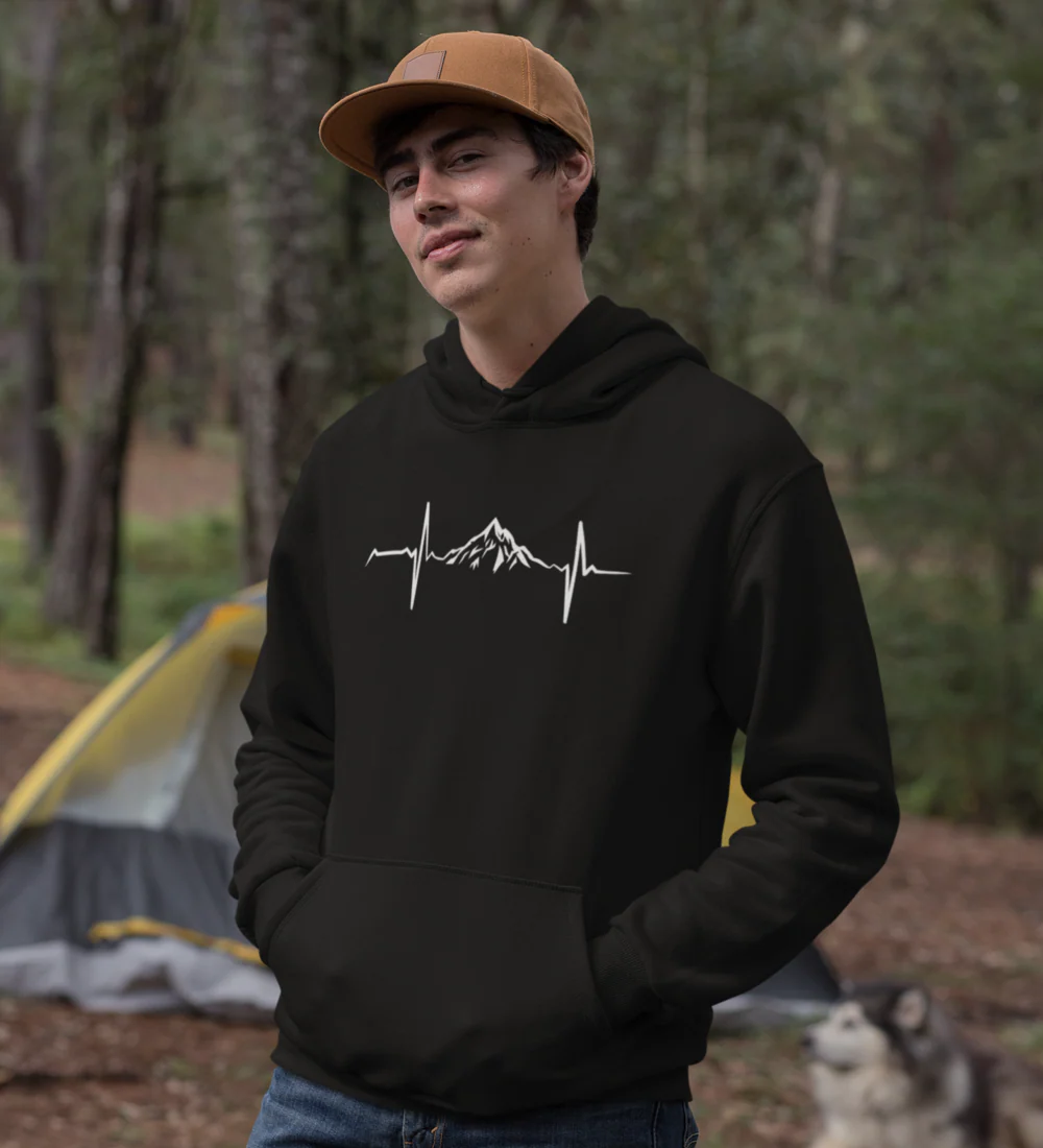 Outdoorzees Heartbeat V1 Unisex Hoodie - Image 7
