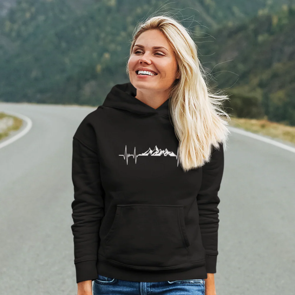 Outdoorzees Heartbeat V2 Unisex Hoodie - Image 6