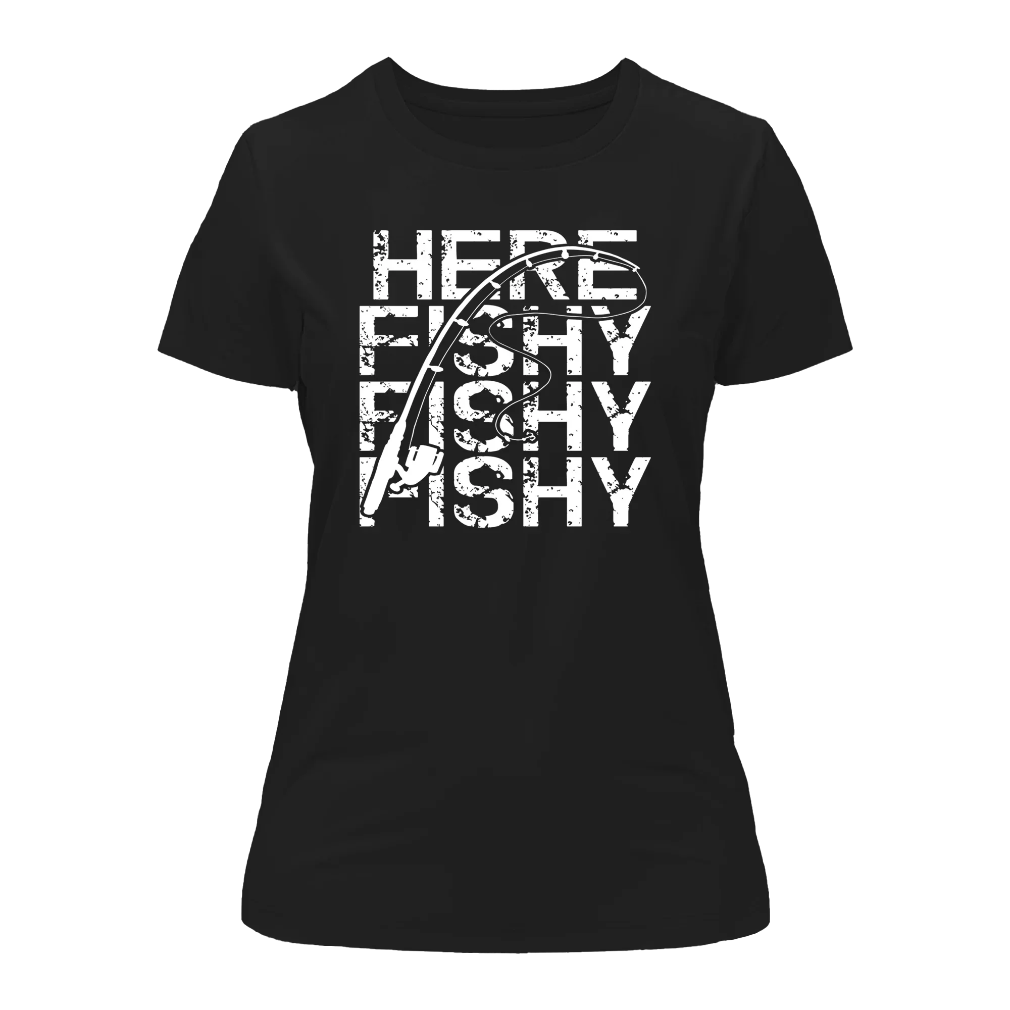 Outdoorzees Here Fishy Fishy T-Shirt for Women - Image 3