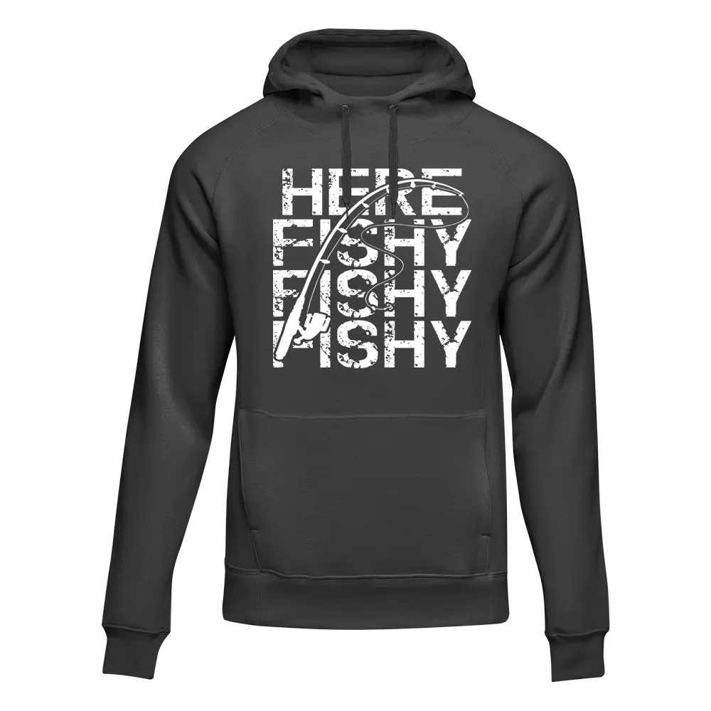 Outdoorzees Here Fishy Fishy Unisex Hoodie - Image 2