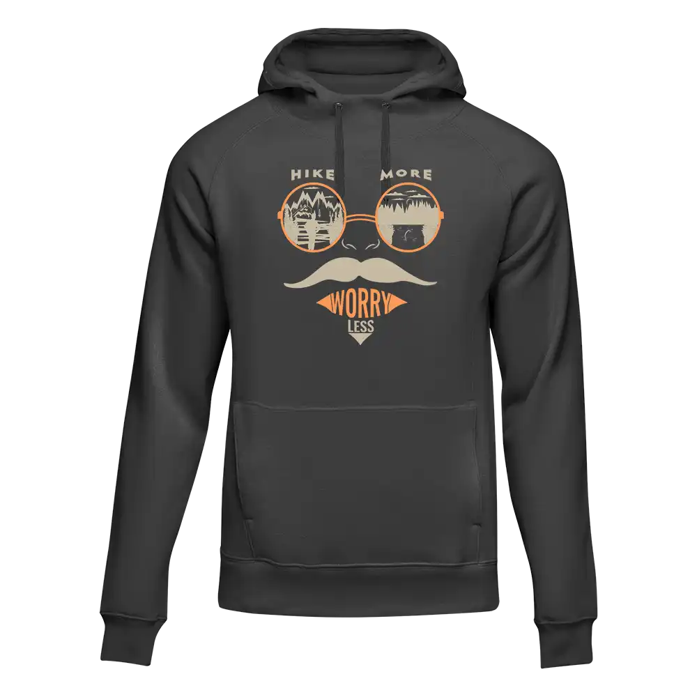 Outdoorzees Hike More Worry Less Unisex Hoodie - Image 2