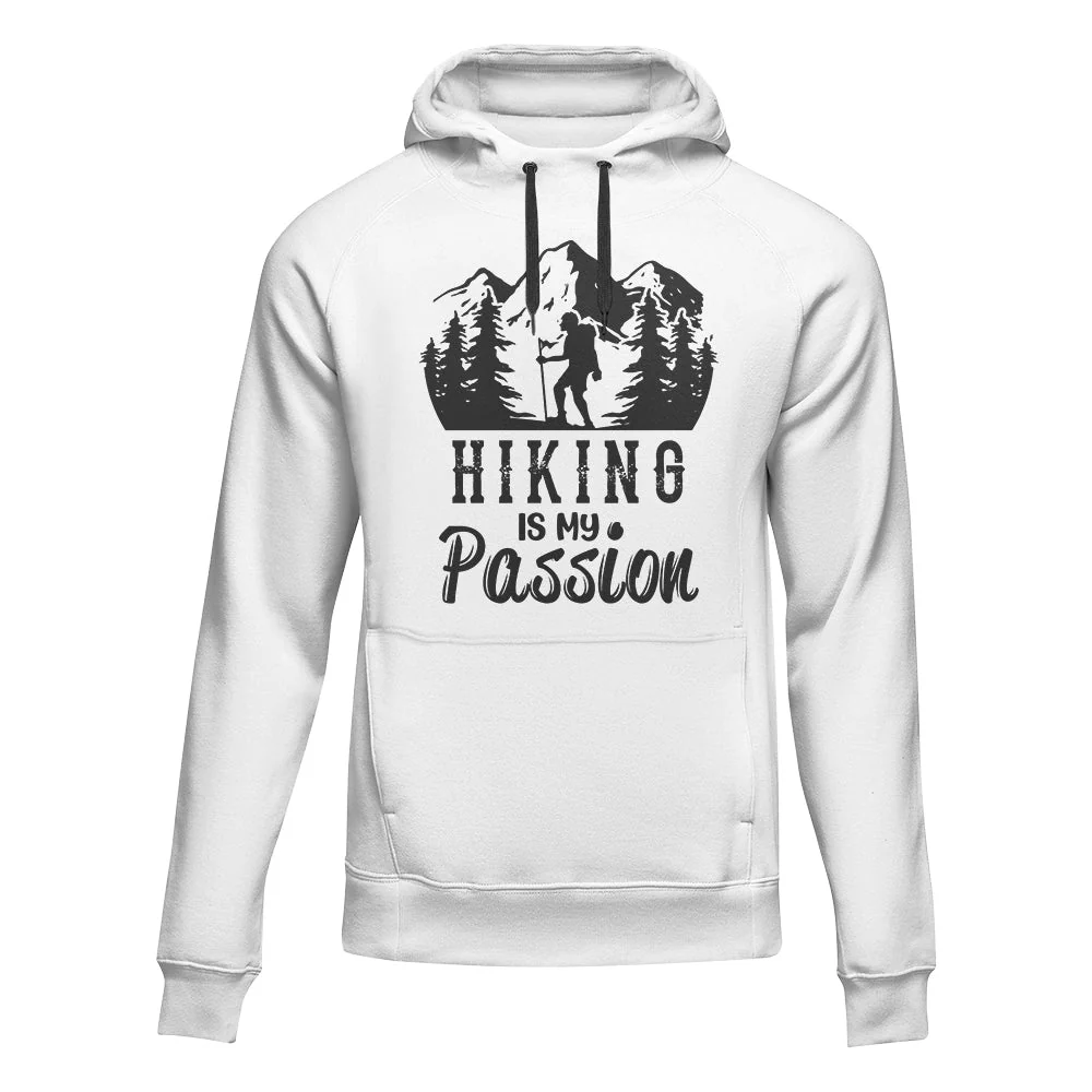 Outdoorzees Hiking Is My Passion Adult Fleece Hoodie - Image 2
