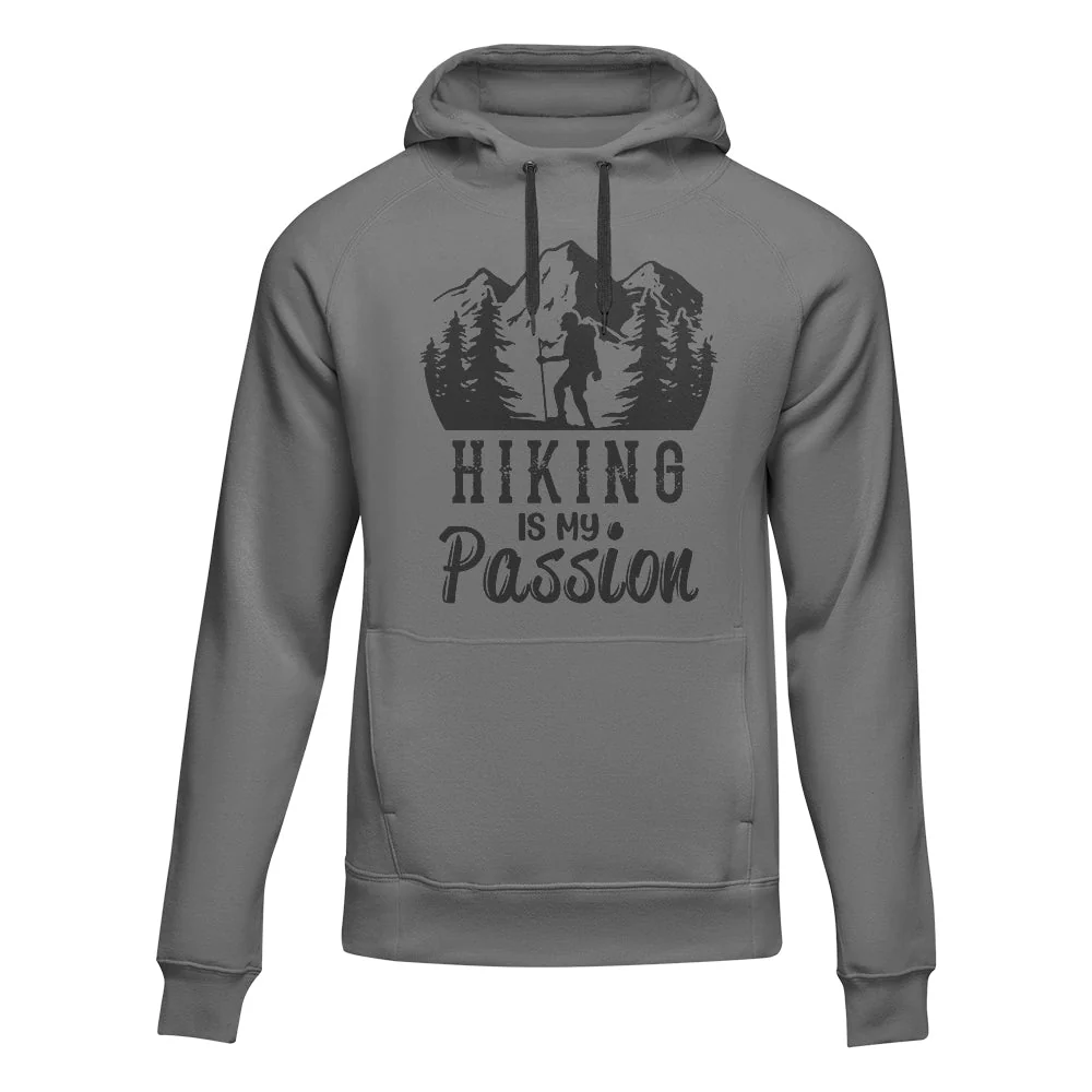 Outdoorzees Hiking Is My Passion Adult Fleece Hoodie - Image 3