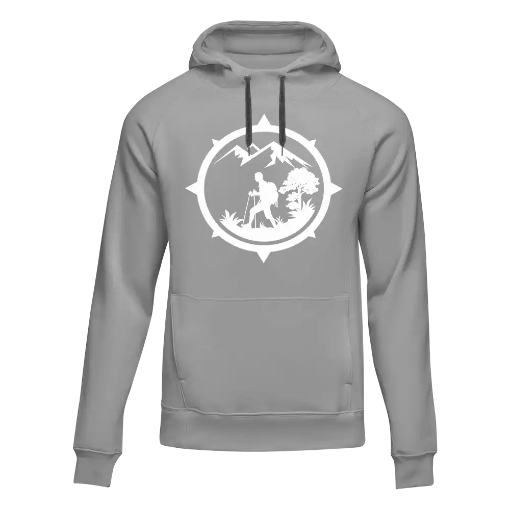 Outdoorzees Hiking Mountain Compass Unisex Hoodie - Image 2