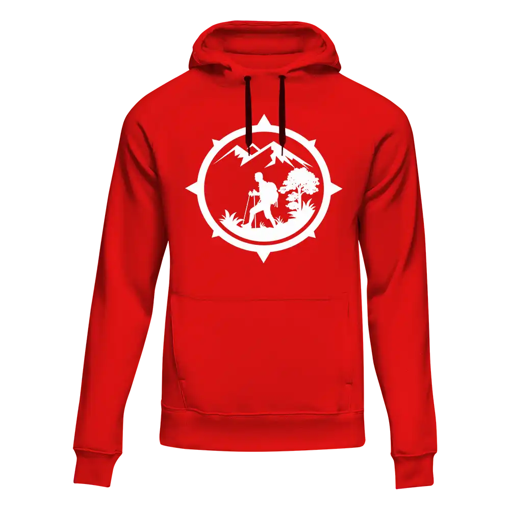 Outdoorzees Hiking Mountain Compass Unisex Hoodie - Image 3