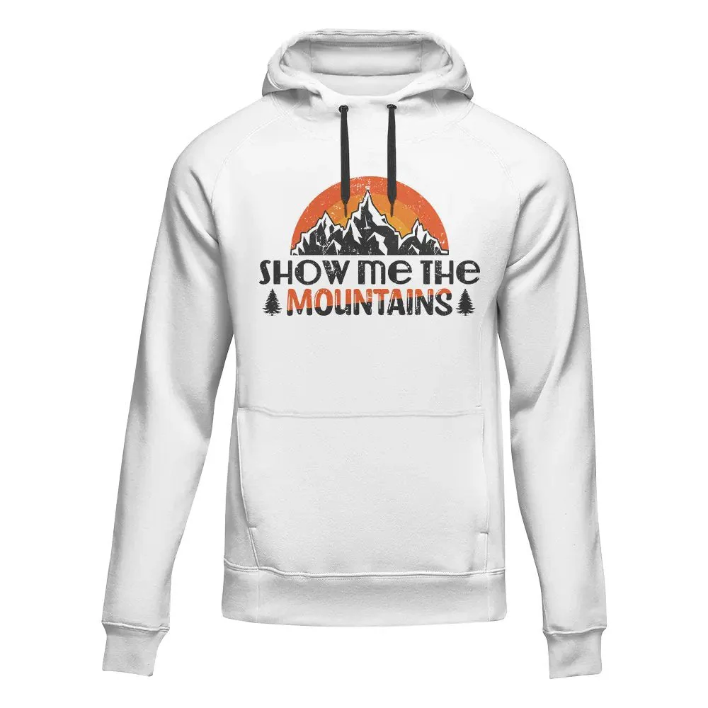 Outdoorzees Hiking Show Me To The Mountains Adult Fleece Hoodie - Image 2