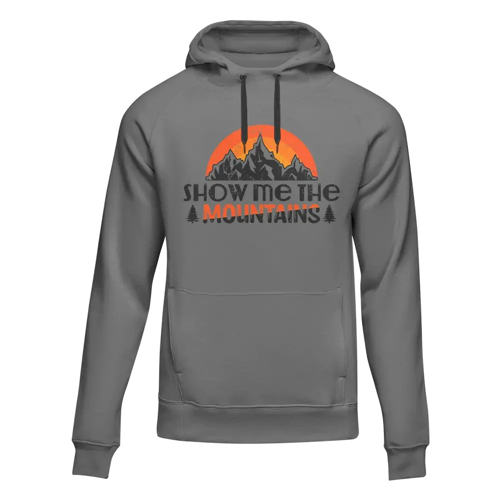 Outdoorzees Hiking Show Me To The Mountains Adult Fleece Hoodie - Image 3