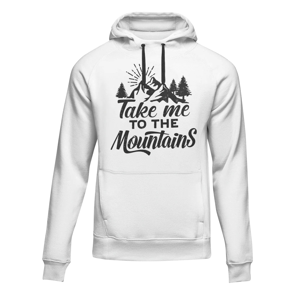 Outdoorzees Hiking Take Me To The Mountains Adult Fleece Hoodie - Image 5