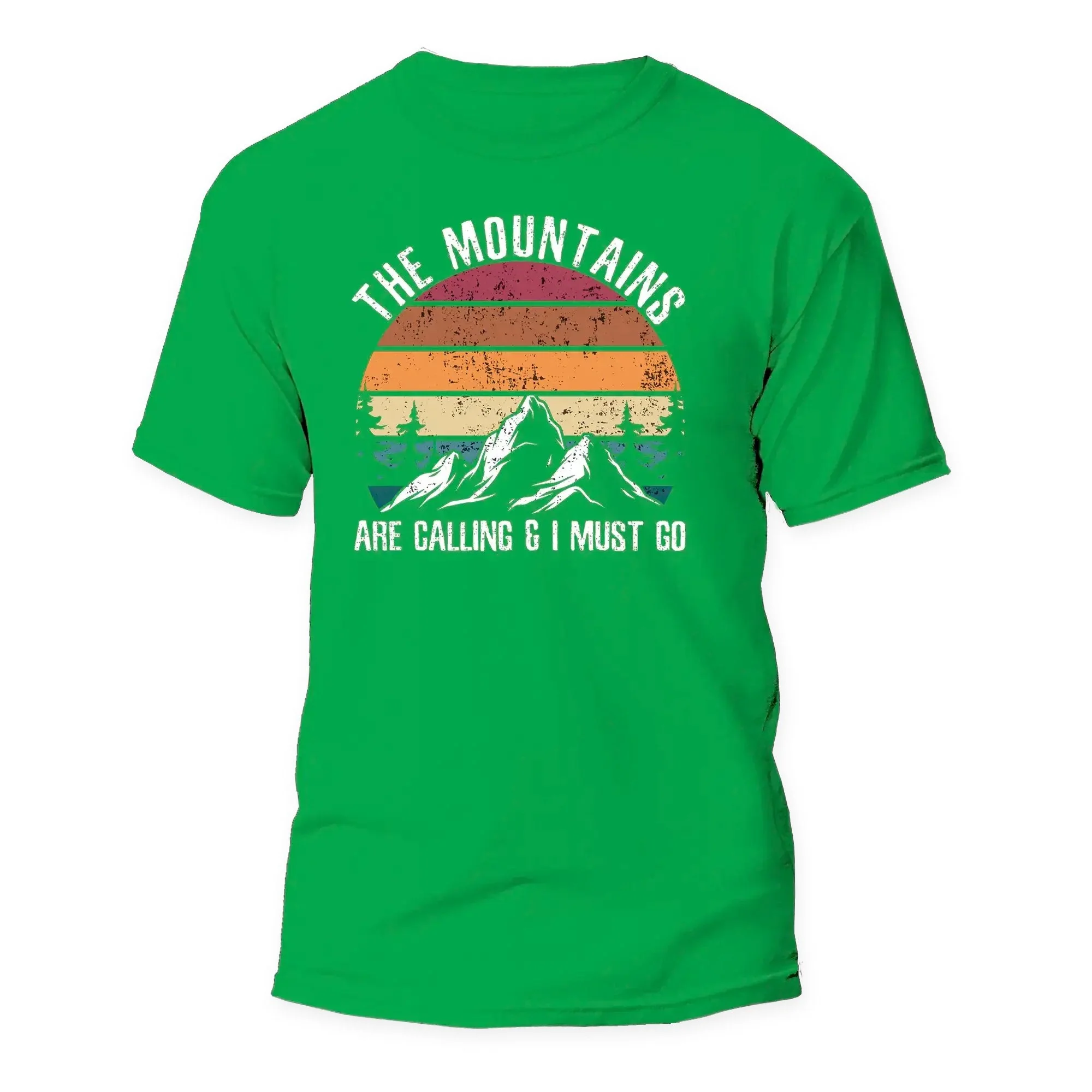 Outdoorzees Hiking The Mountains Are Calling T-Shirt - Image 4