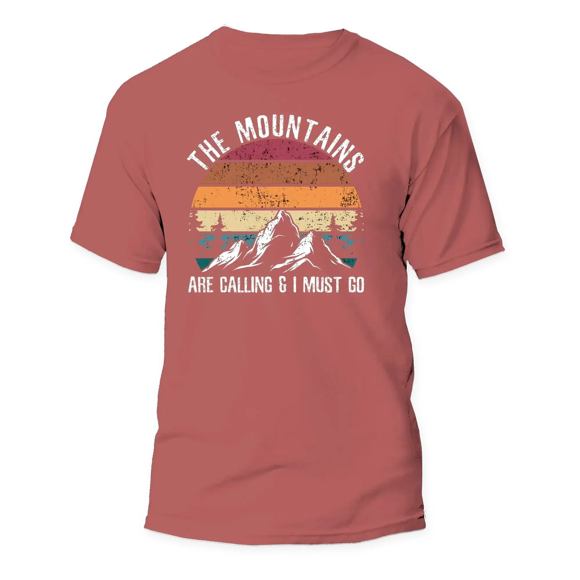 Outdoorzees Hiking The Mountains Are Calling T-Shirt - Image 7