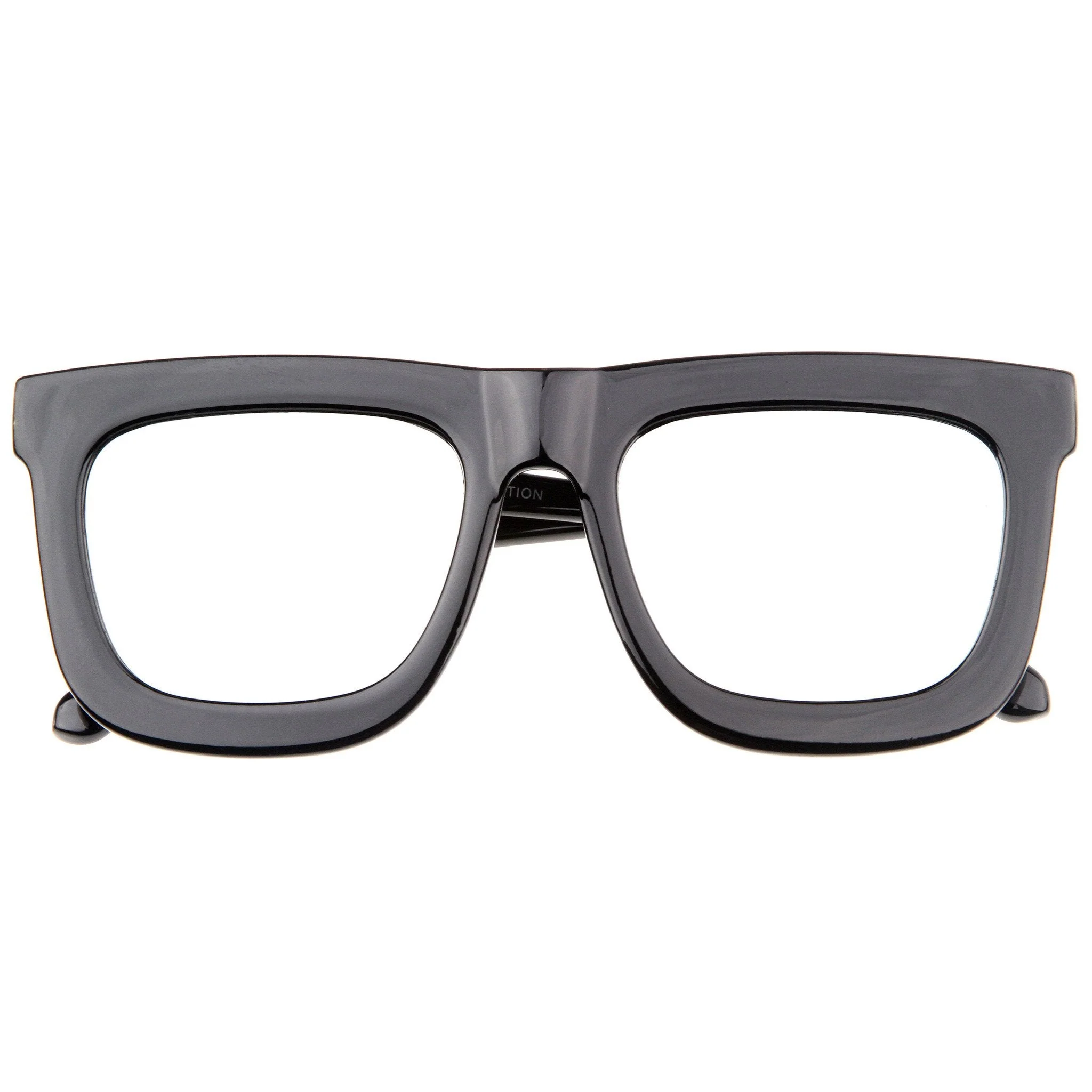 zeroUV Hipster Flat Front Square Horned Rim Mirror Lens Sunglasses A143 - Image 7