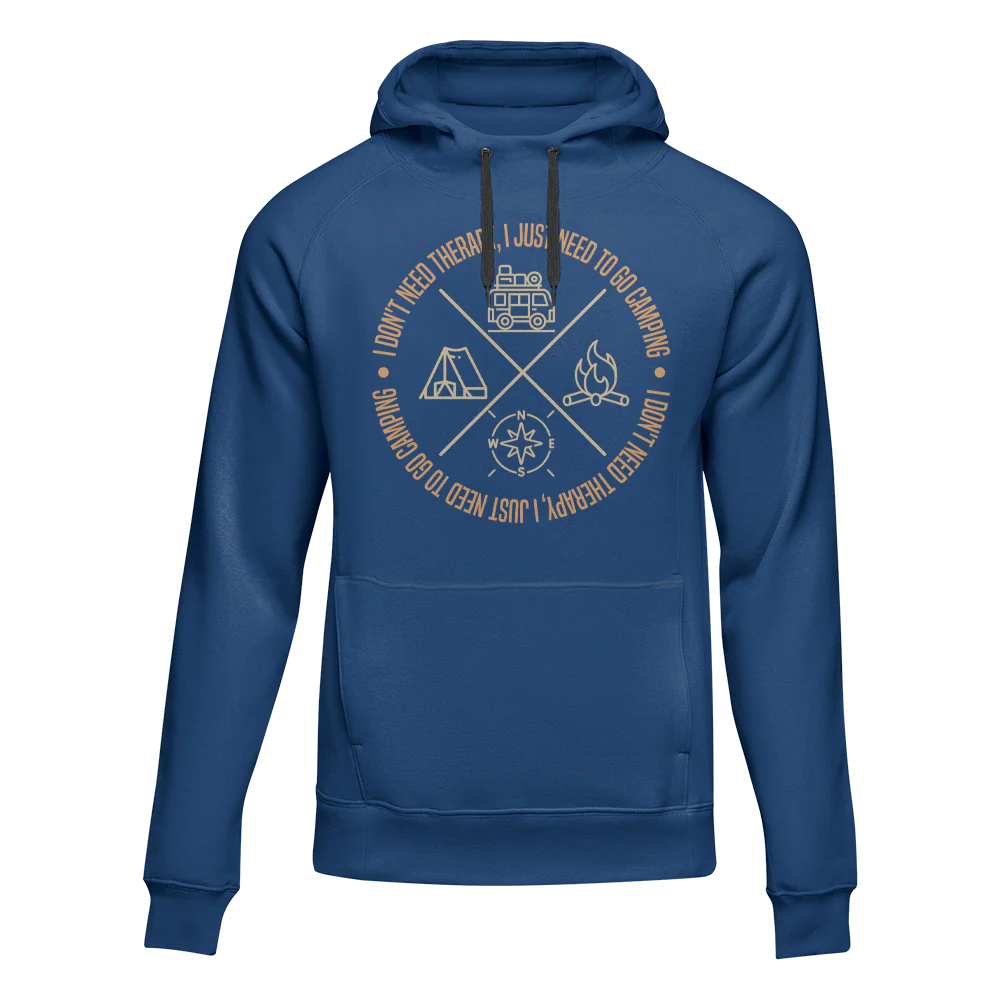 Outdoorzees I Don't Need Therapy Adult Fleece Hoodie - Image 2