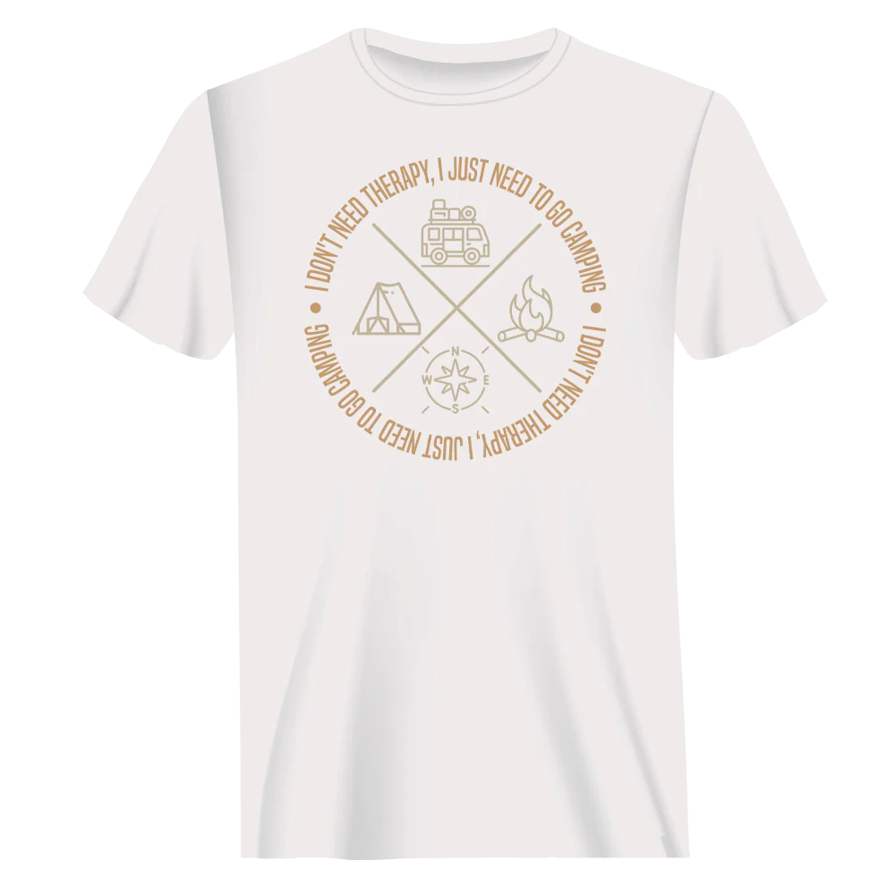 Outdoorzees I Don't Need Therapy T-Shirt for Men - Image 2