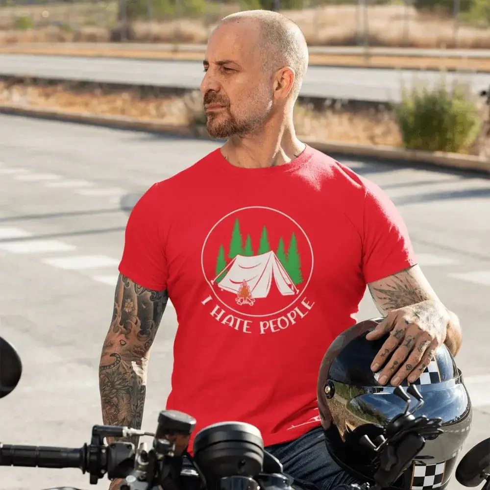 Outdoorzees I Hate People Man T-Shirt