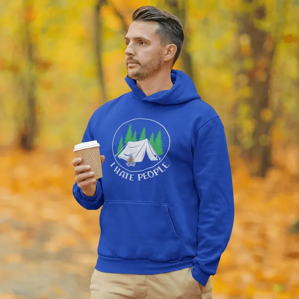 Outdoorzees I Hate People Men Hoodie - Image 2