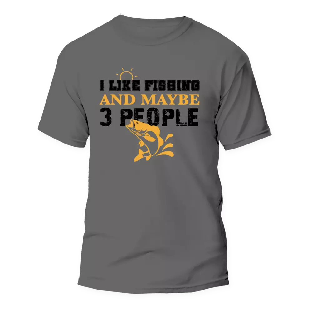 Outdoorzees I Like Fishing And Maybe Like 3 People Man T-Shirt