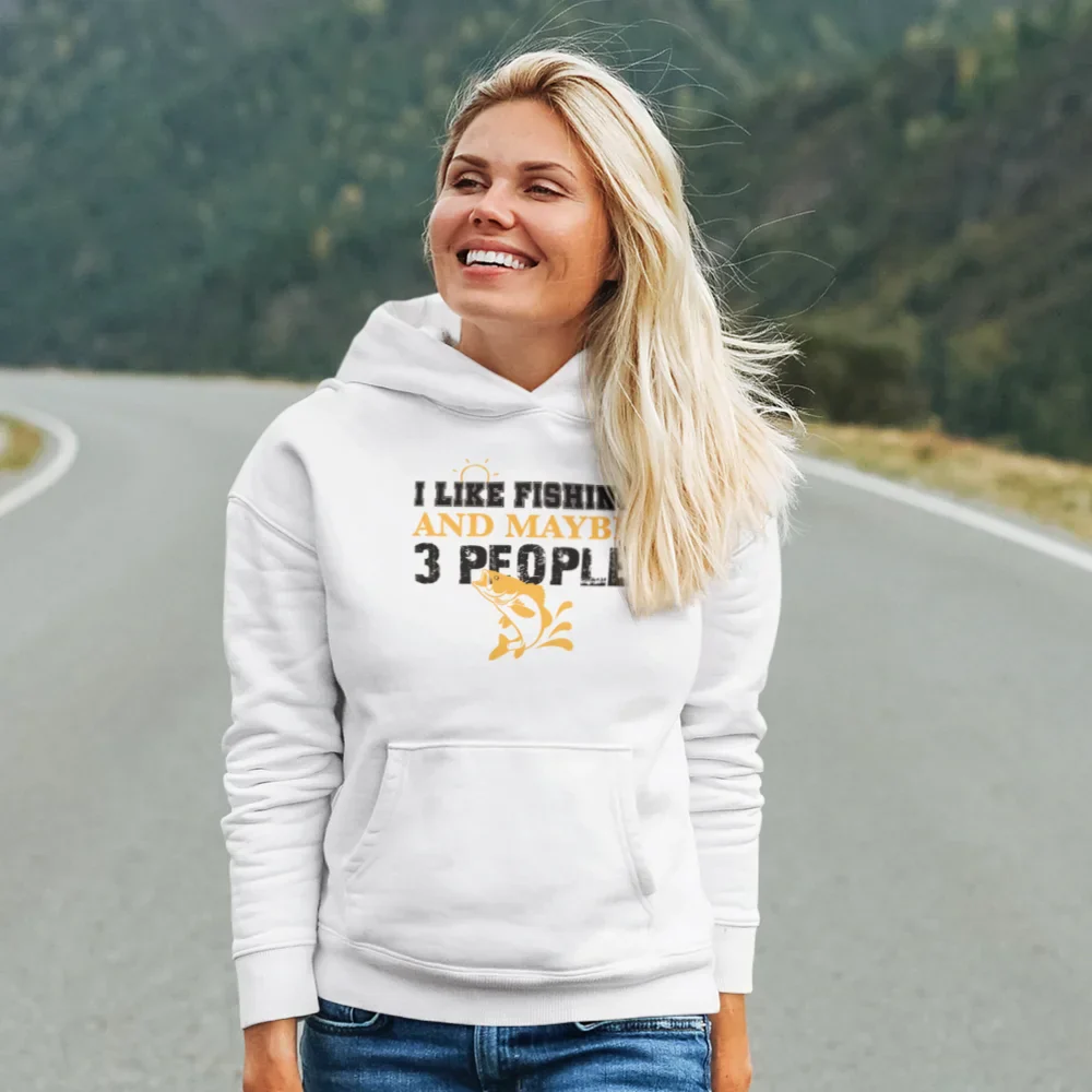 Outdoorzees I Like Fishing And Maybe Like 3 People Unisex Hoodie - Image 5