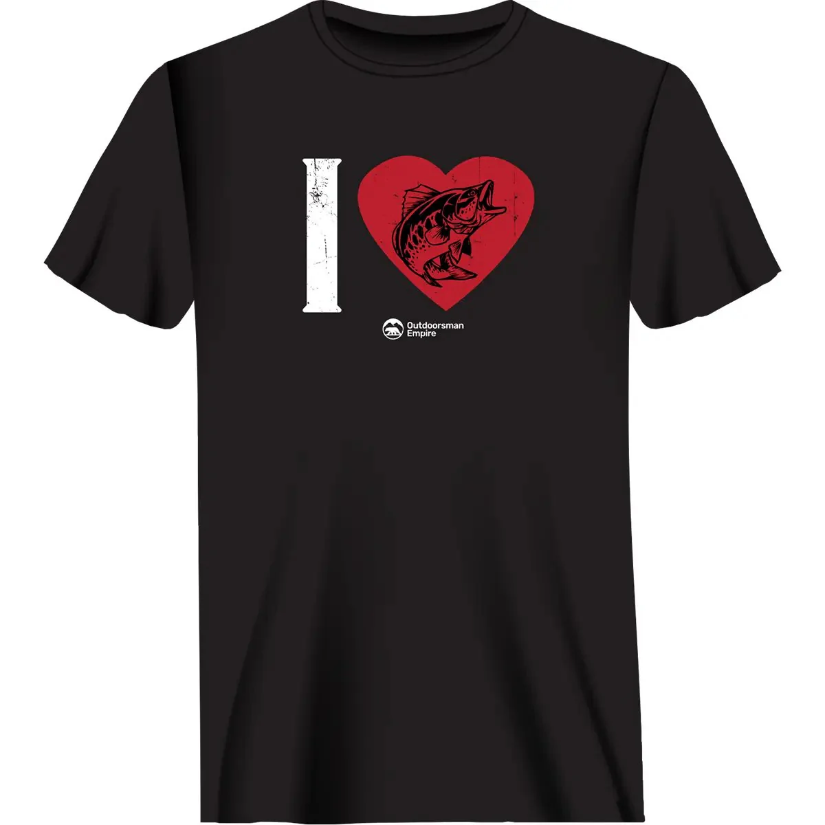 Outdoorzees I love Fishing Man T-Shirt - Image 2