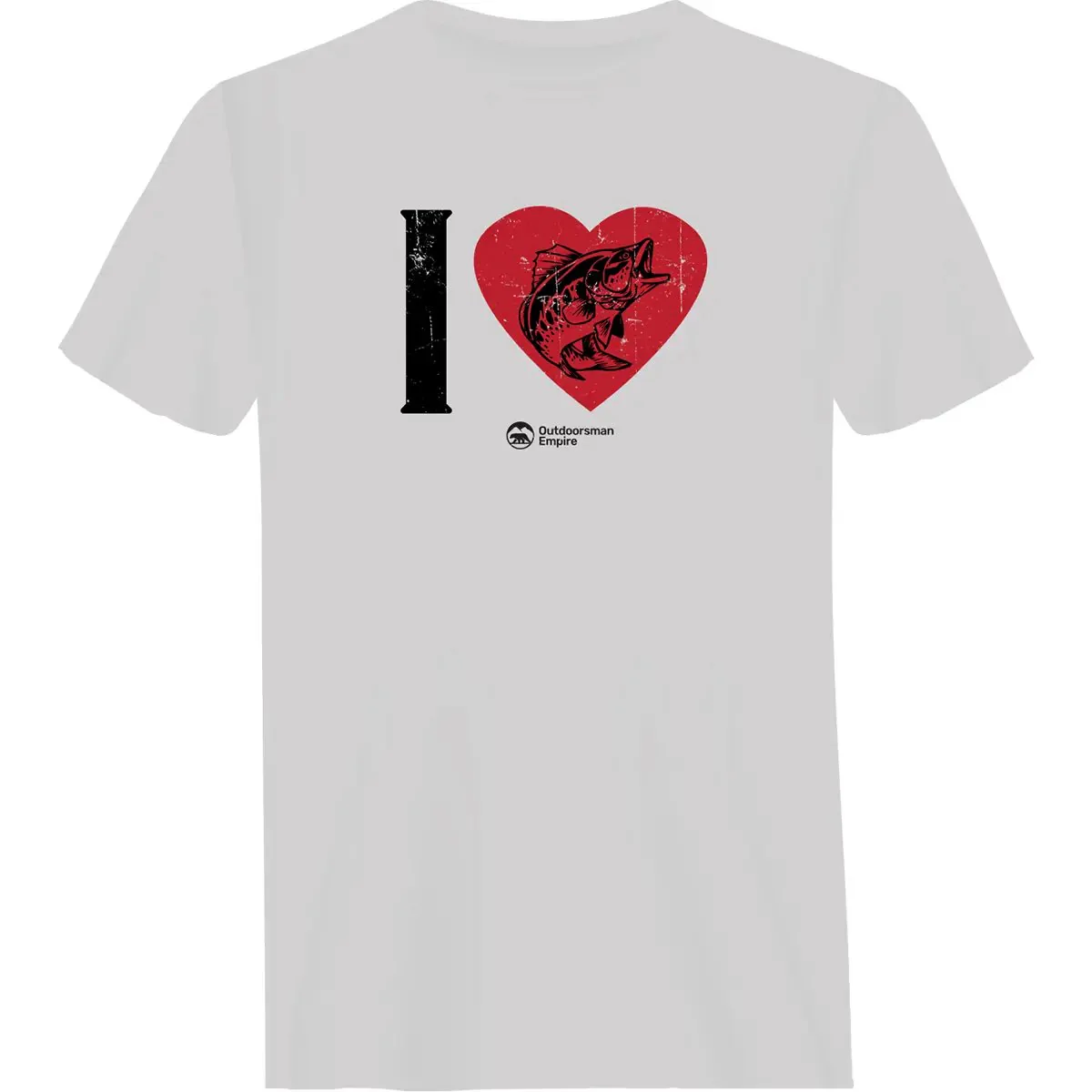 Outdoorzees I love Fishing Man T-Shirt - Image 3