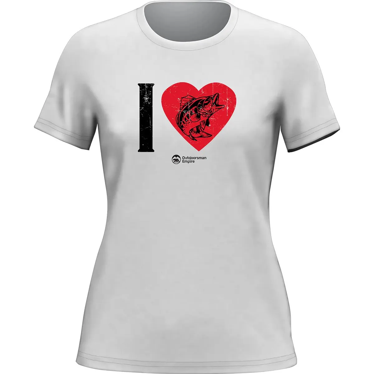 Outdoorzees I love Fishing T-Shirt for Women - Image 4
