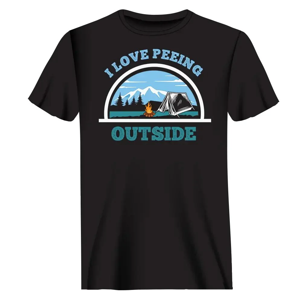 Outdoorzees I Love Peeing Outside T-Shirt for Men