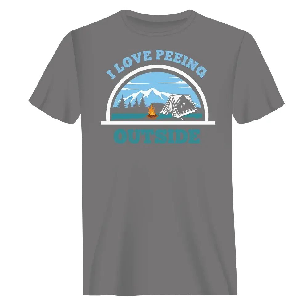 Outdoorzees I Love Peeing Outside T-Shirt for Men - Image 2