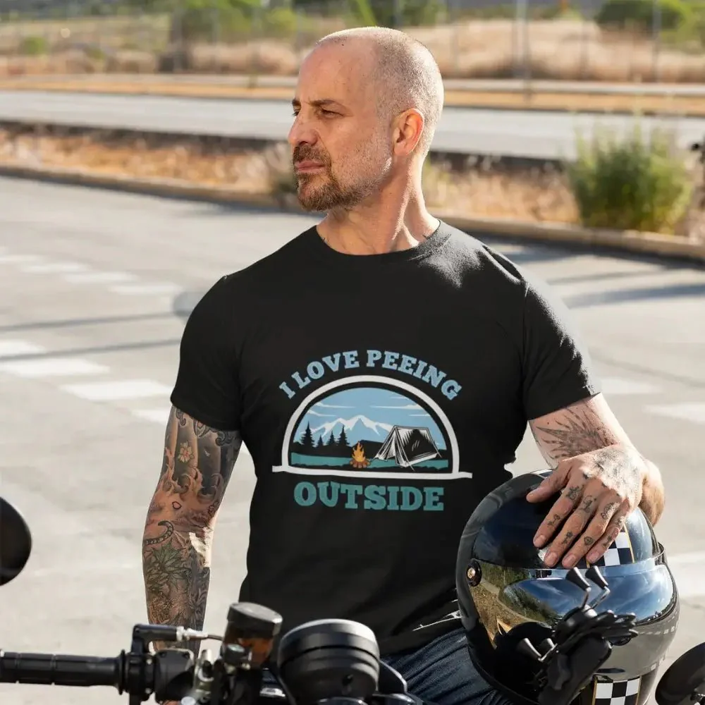 Outdoorzees I Love Peeing Outside T-Shirt for Men - Image 4
