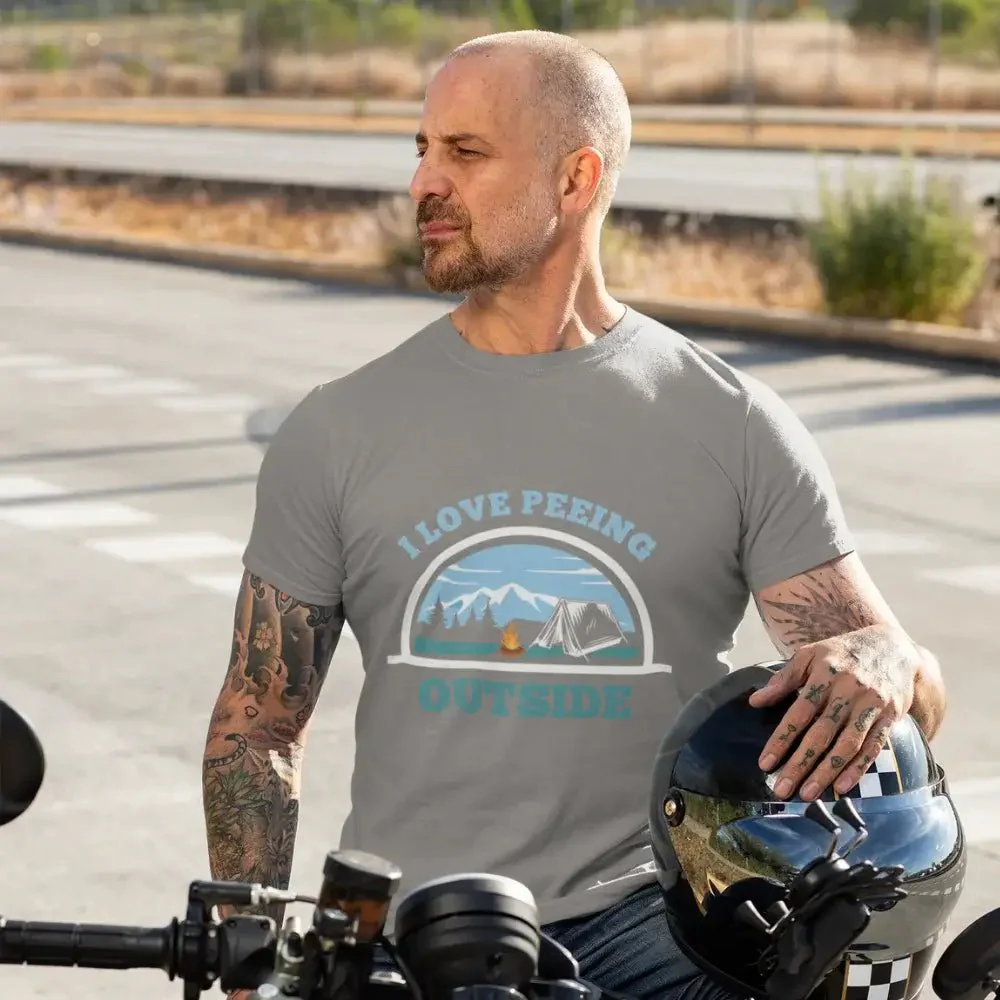 Outdoorzees I Love Peeing Outside T-Shirt for Men - Image 5