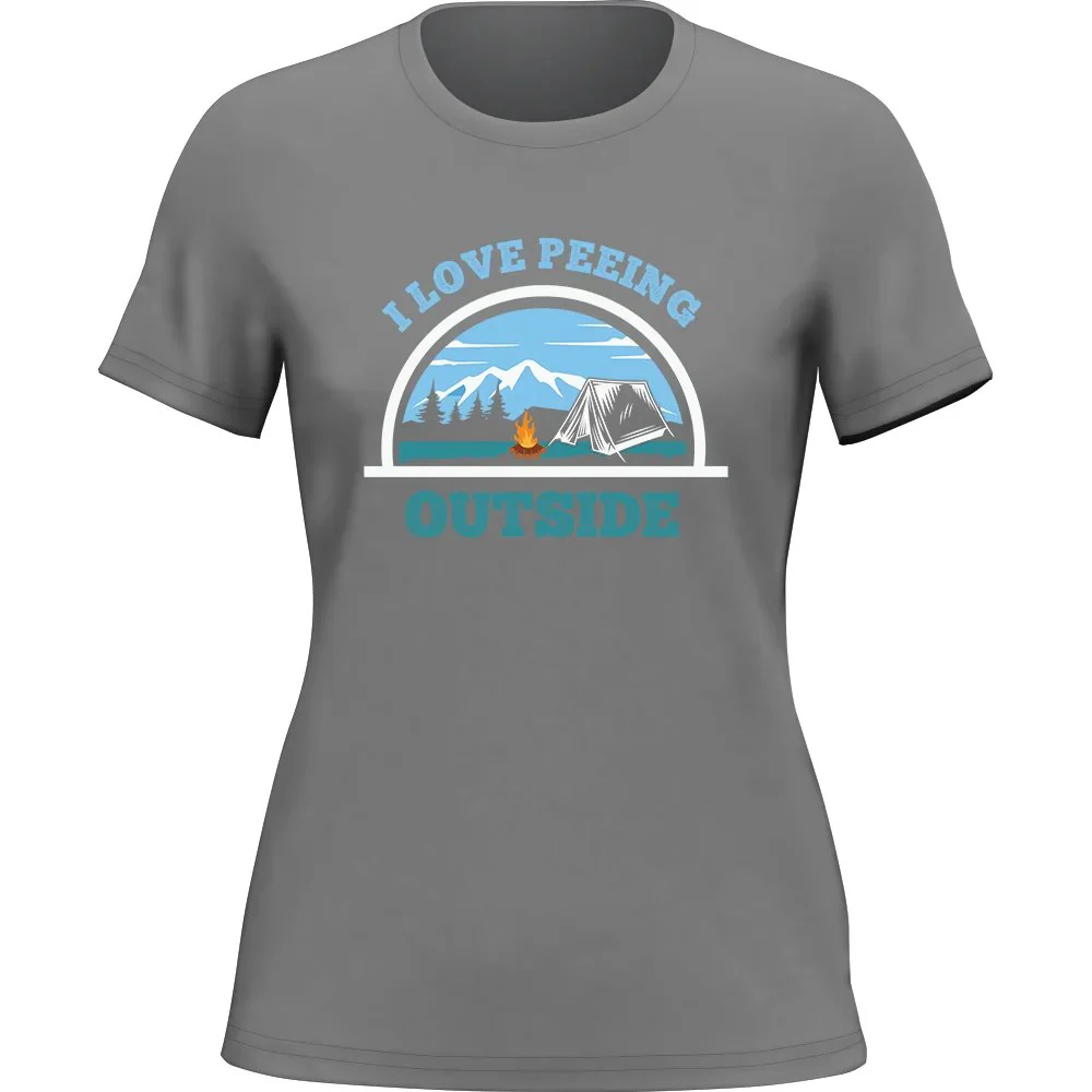 Outdoorzees I Love Peeing Outside T-Shirt for Women - Image 2