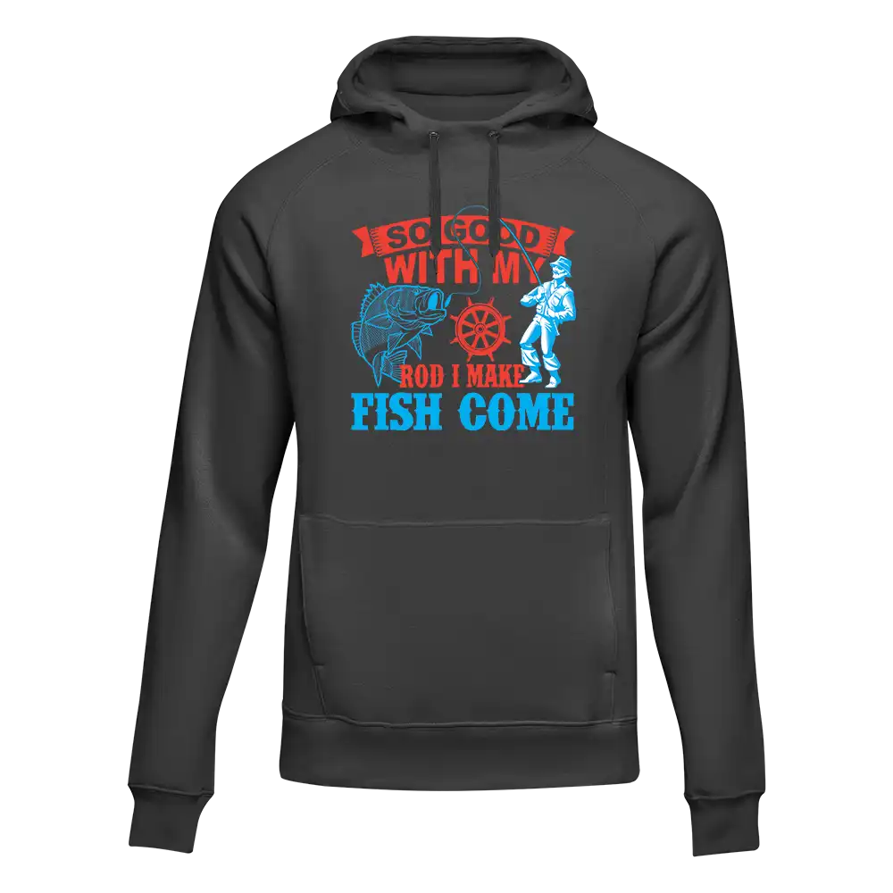 Outdoorzees I Make Fish Come Unisex Hoodie - Image 3