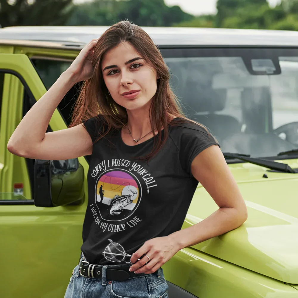 Outdoorzees I Was On Another Line T-Shirt for Women - Image 4