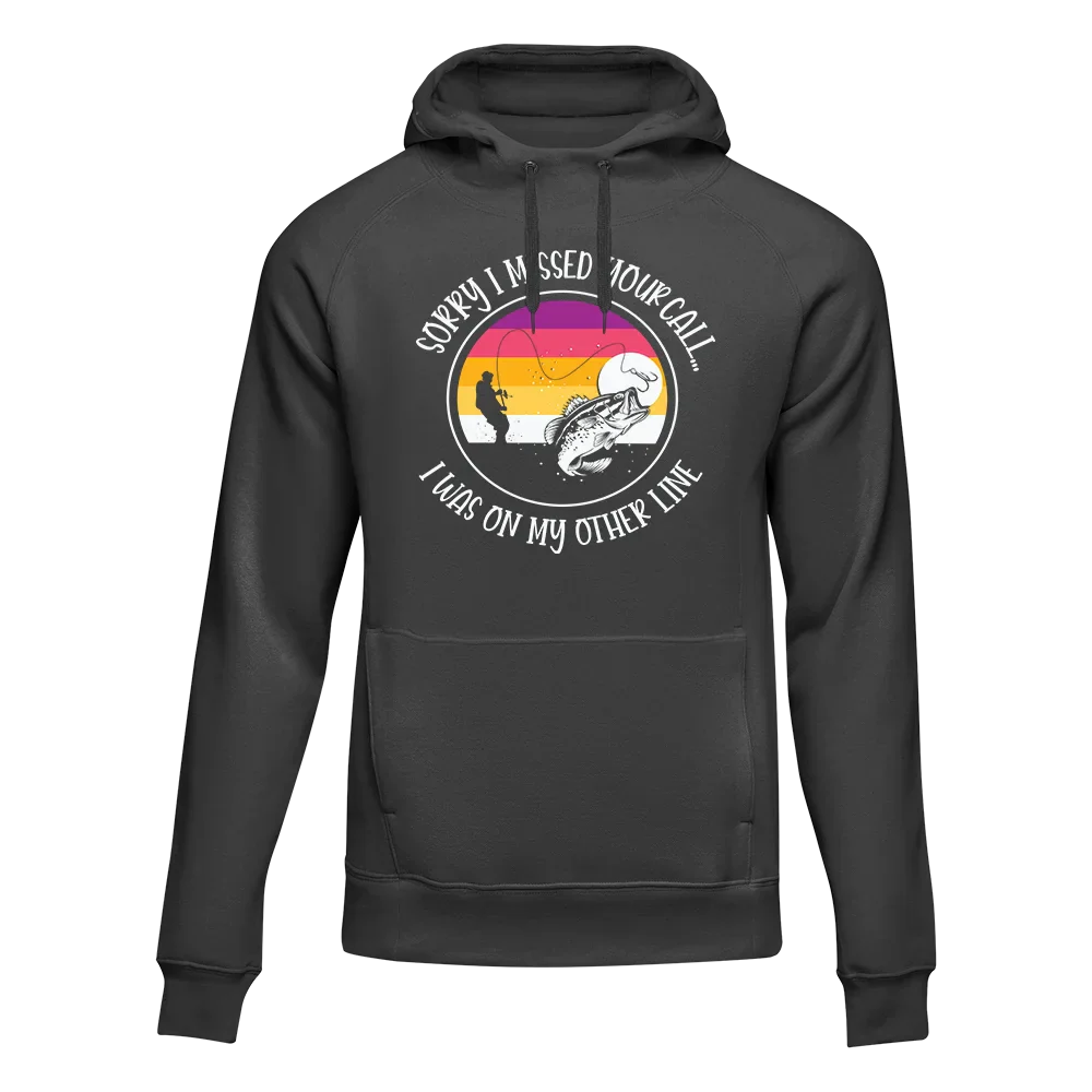 Outdoorzees I Was On Another Line Unisex Hoodie - Image 2