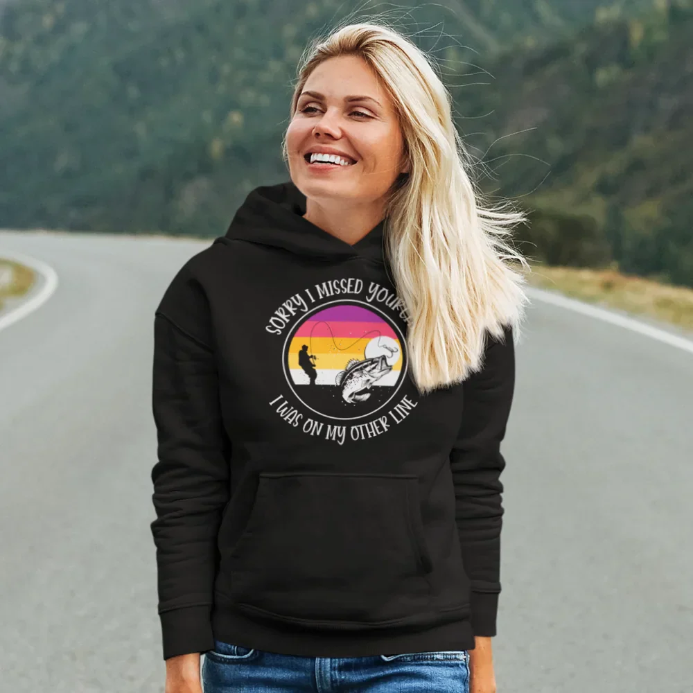 Outdoorzees I Was On Another Line Unisex Hoodie - Image 5