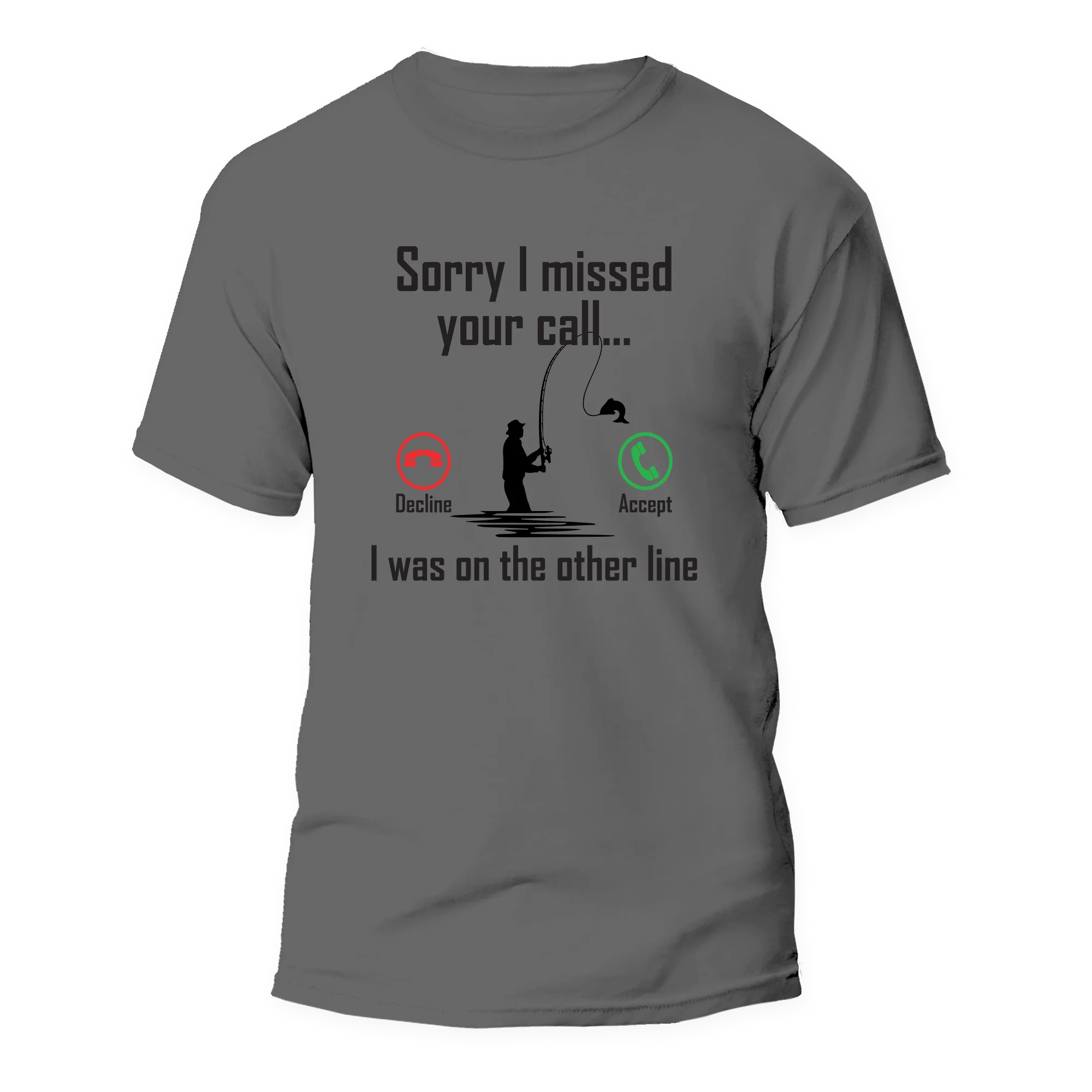 Outdoorzees I Was On Another Line v2 Man T-Shirt - Image 2
