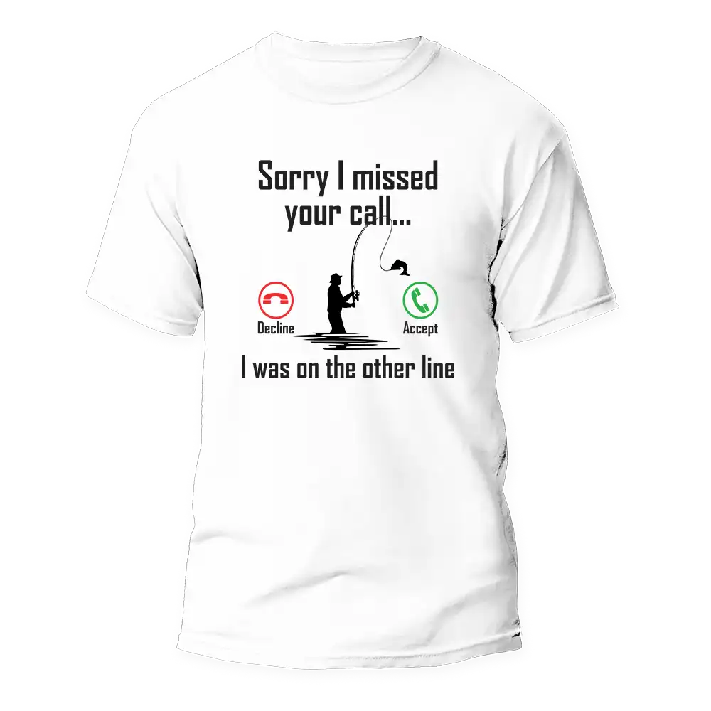Outdoorzees I Was On Another Line v2 Man T-Shirt - Image 3