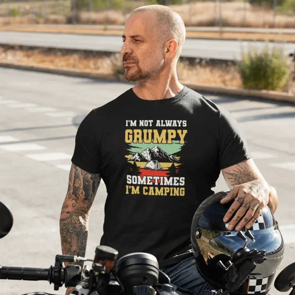 Outdoorzees I'm Not Always Grumpy Man T-Shirt