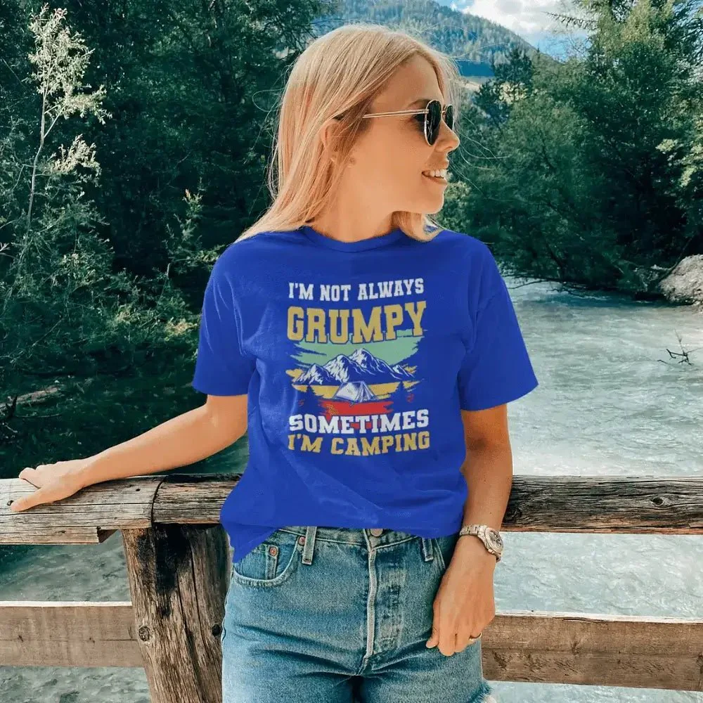 Outdoorzees I'm Not always Grumpy Women T-Shirt / Fitted T-Shirt - Image 2