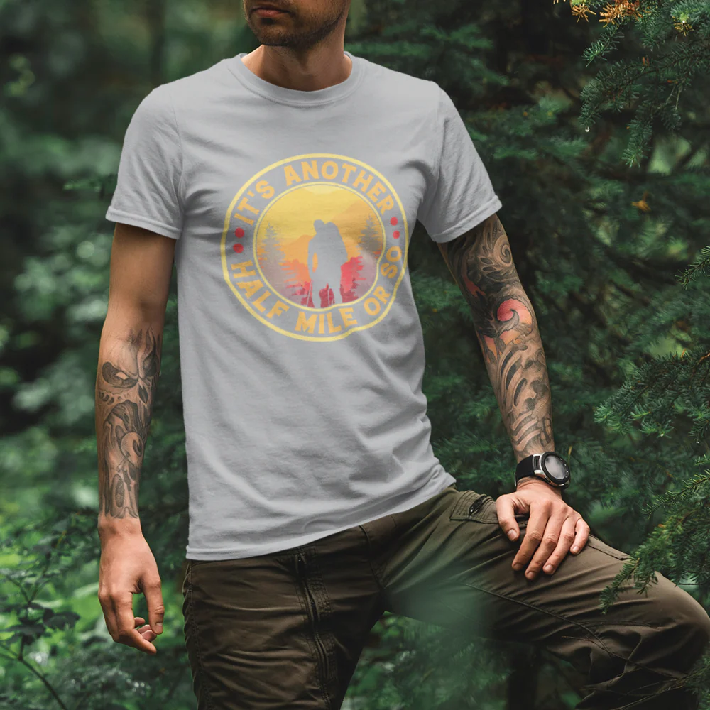 Outdoorzees It's Another Half Mile Or So Man T-Shirt - Image 3