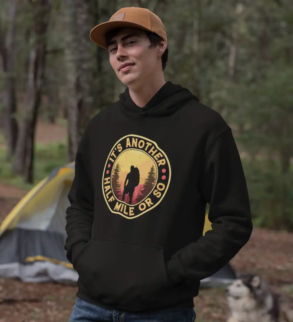Outdoorzees It's Another Half Mile Or So Unisex Hoodie - Image 3