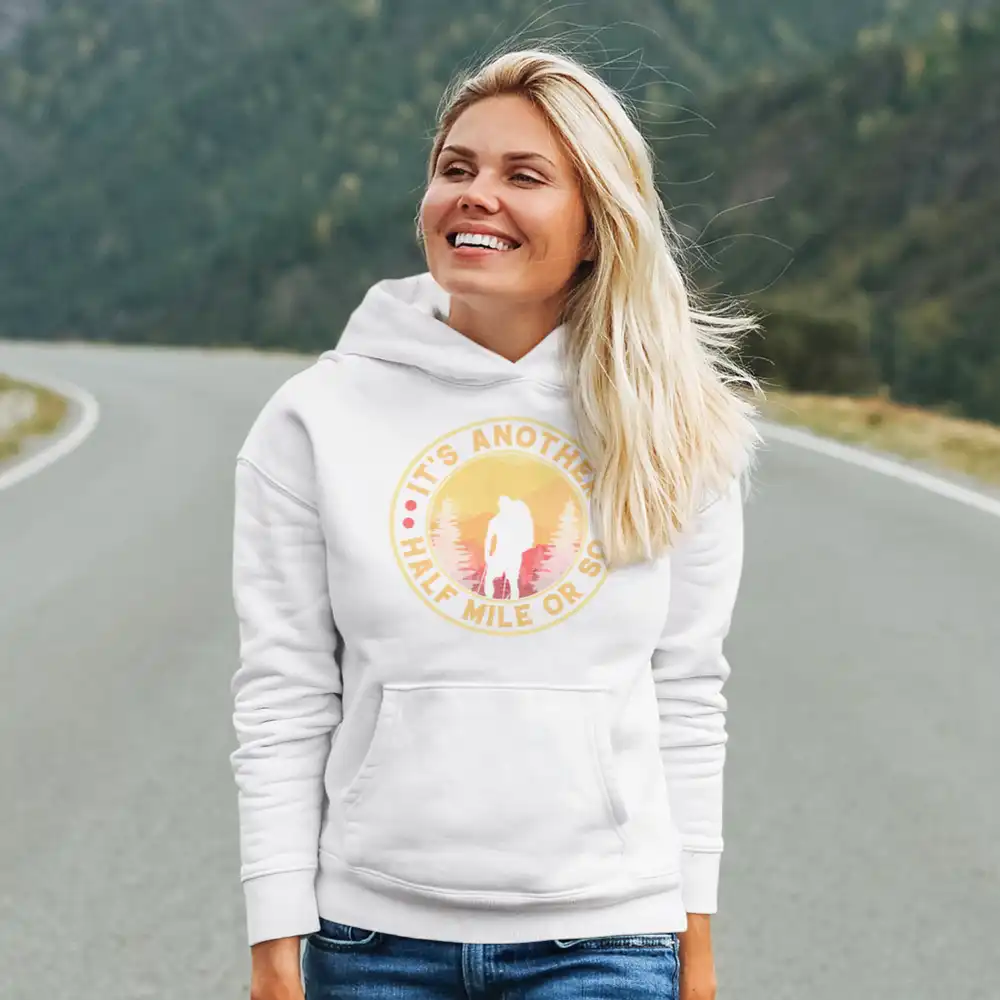 Outdoorzees It's Another Half Mile Or So Unisex Hoodie - Image 4