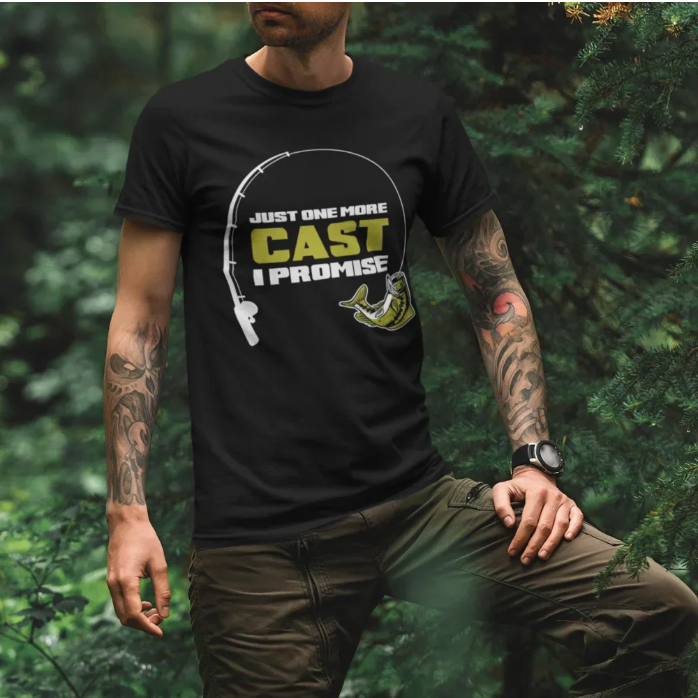 Outdoorzees Just One More Cast Man T-Shirt - Image 4